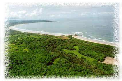 Aerial view of Playa Grande